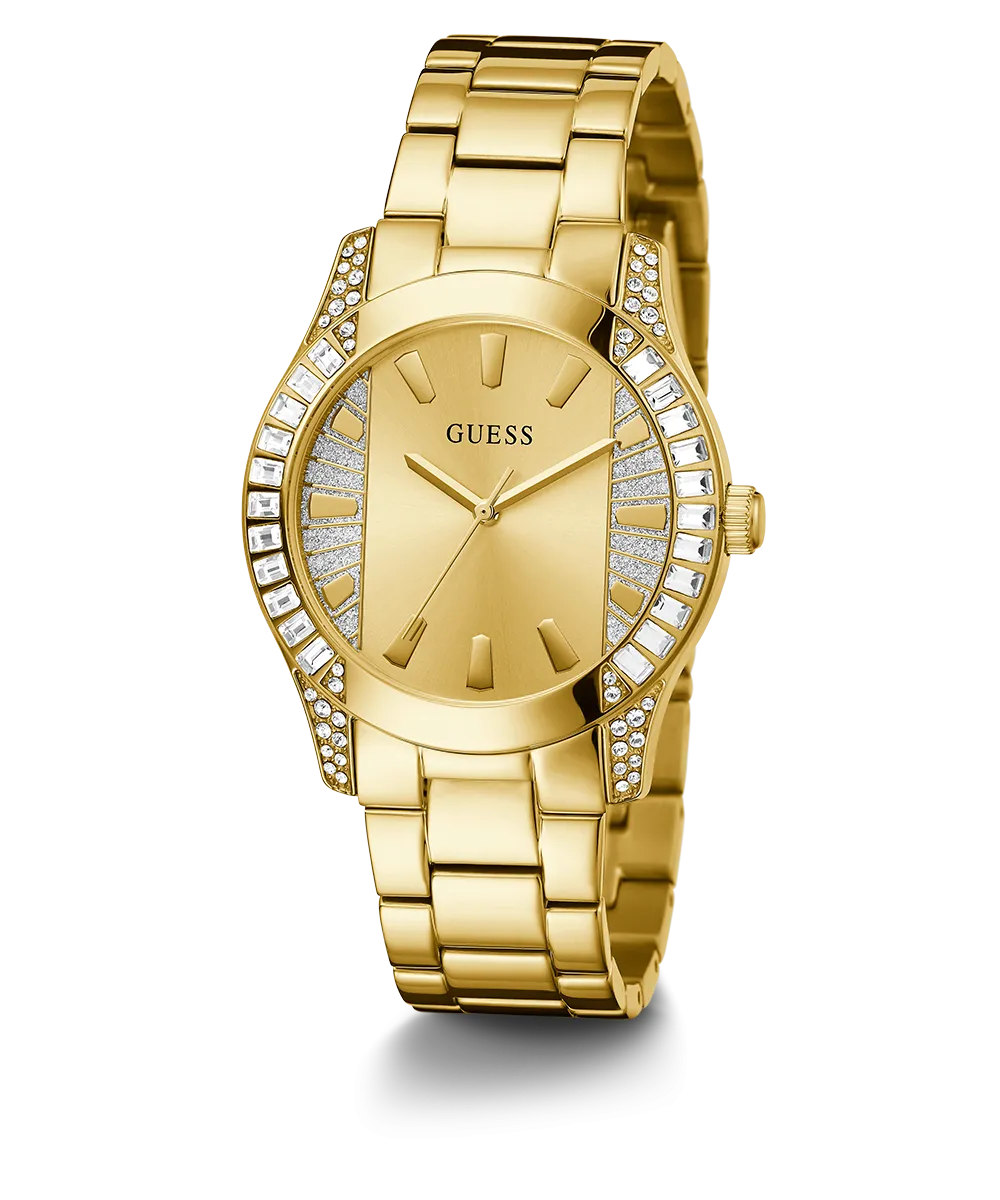 GUESS Ladies Gold Tone Analog Watch