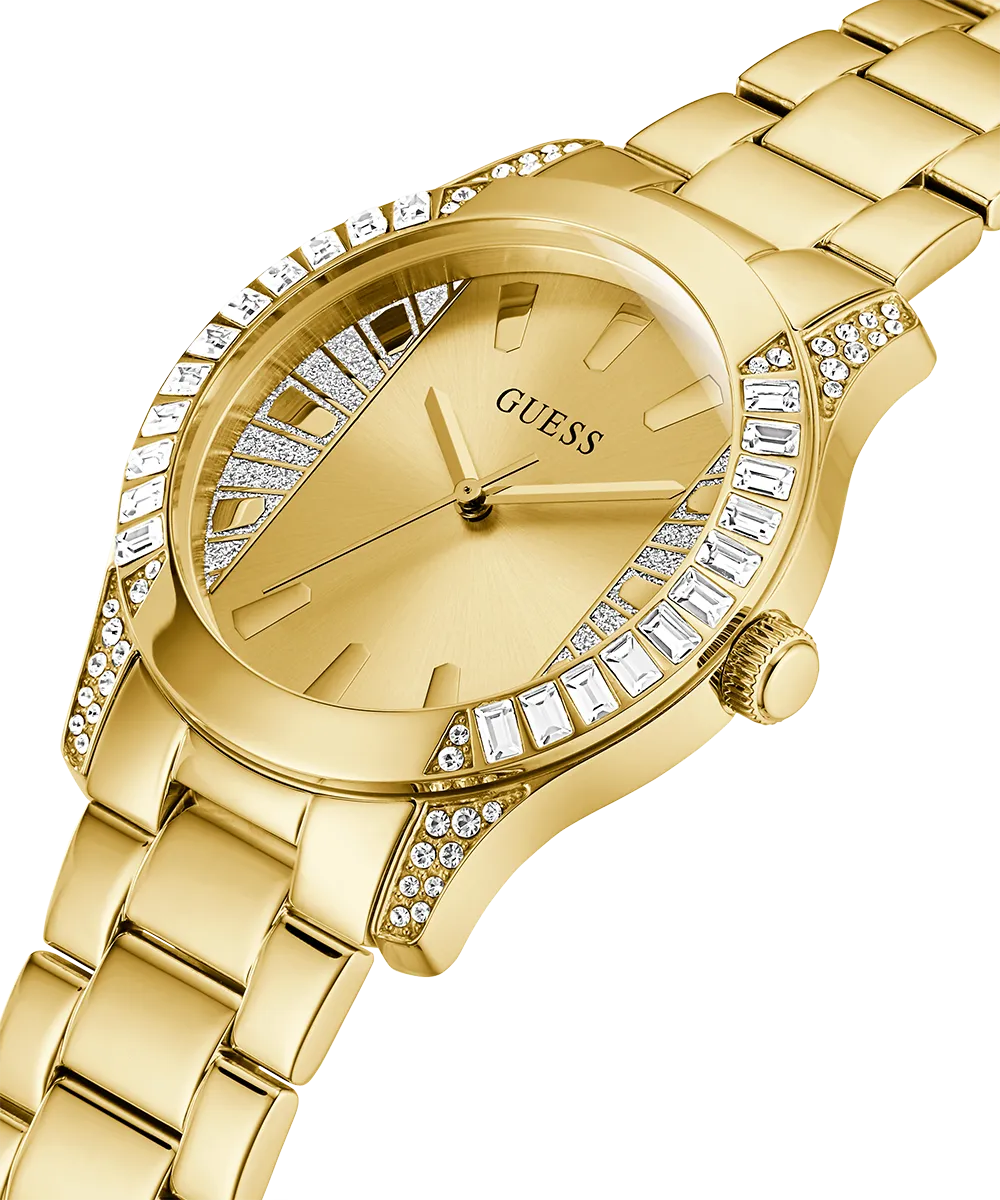 GUESS Ladies Gold Tone Analog Watch