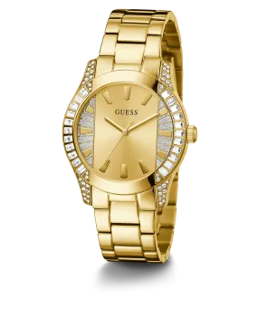 GUESS Ladies Gold Tone Analog Watch