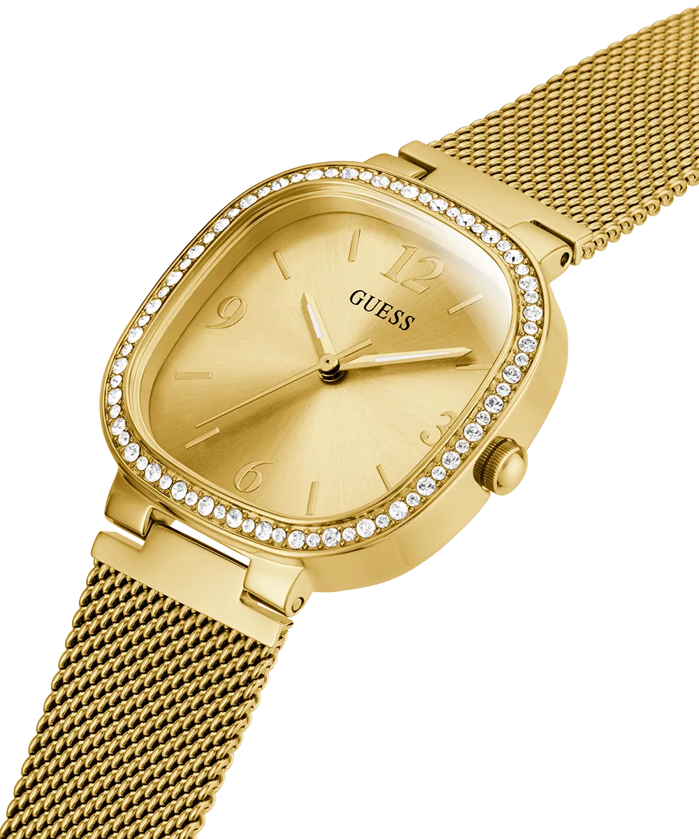 GUESS Ladies Gold Tone Analog Watch