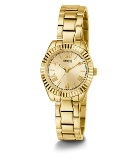 GUESS Ladies Gold Tone Analog Watch