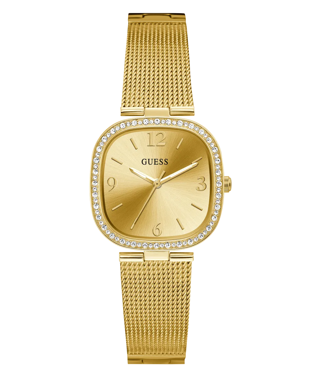 GUESS Ladies Gold Tone Analog Watch