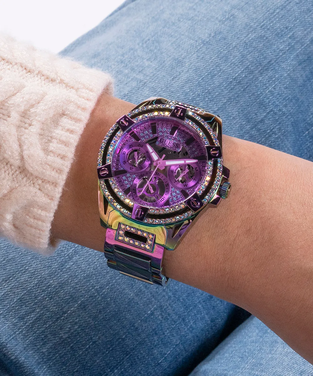 GUESS Ladies Iridescent Multi-function Watch