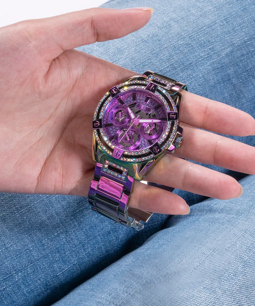 GUESS Ladies Iridescent Multi-function Watch