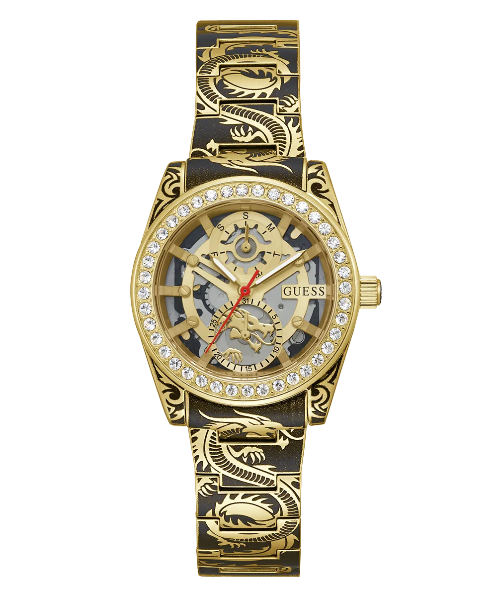 GUESS Ladies Limited Edition Lunar New Year 2-Tone Multi-function Watch