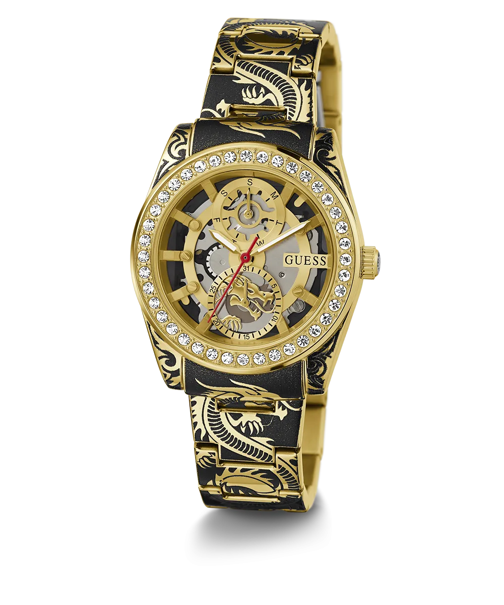 GUESS Ladies Limited Edition Lunar New Year 2-Tone Multi-function Watch