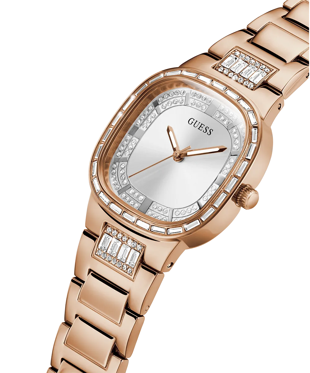 GUESS Ladies Rose Gold Analog Watch