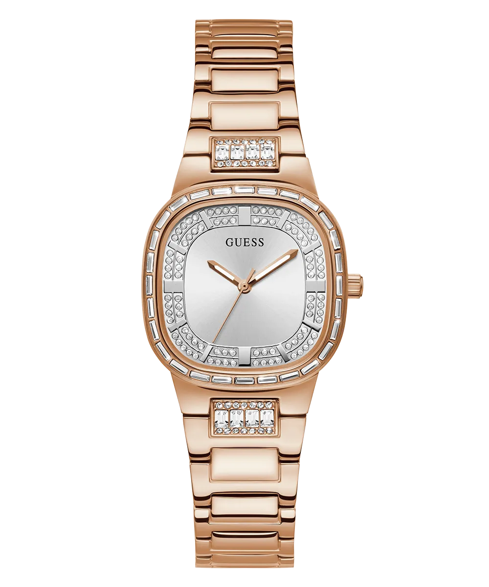 GUESS Ladies Rose Gold Analog Watch