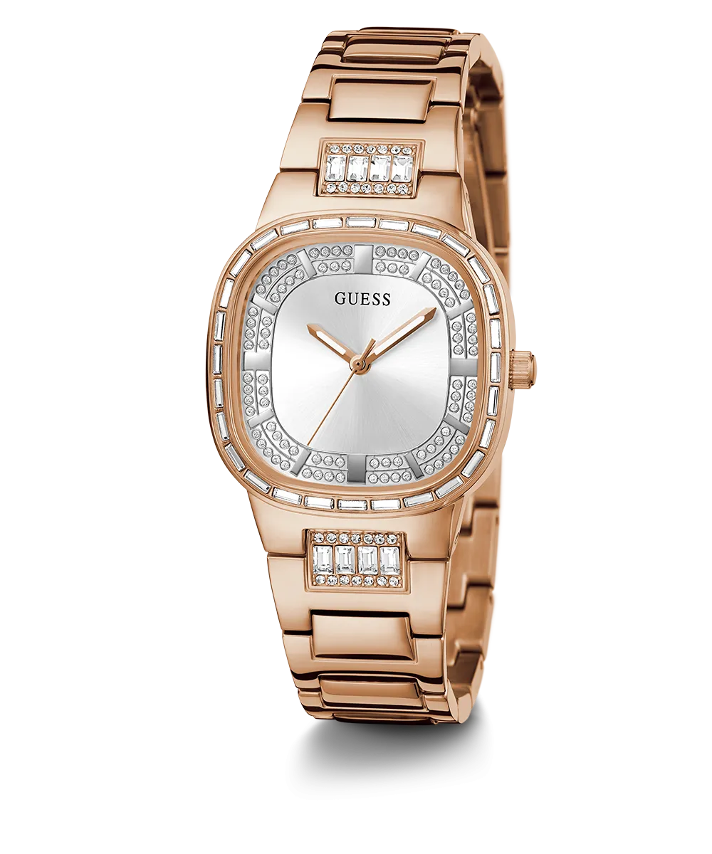 GUESS Ladies Rose Gold Analog Watch