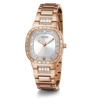 GUESS Ladies Rose Gold Analog Watch