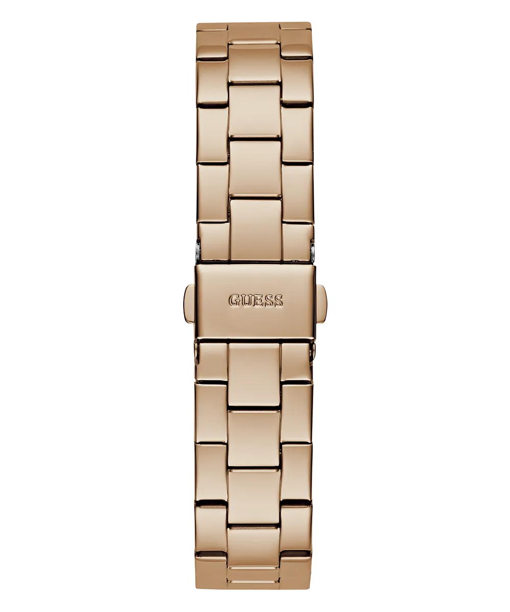 GUESS Ladies Rose Gold Tone Analog Watch