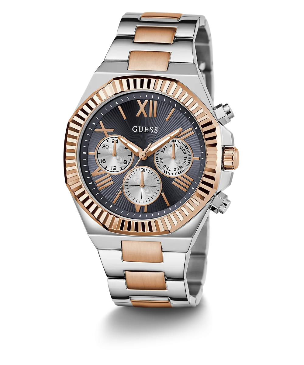 GUESS Mens 2-Tone Multi-function Watch