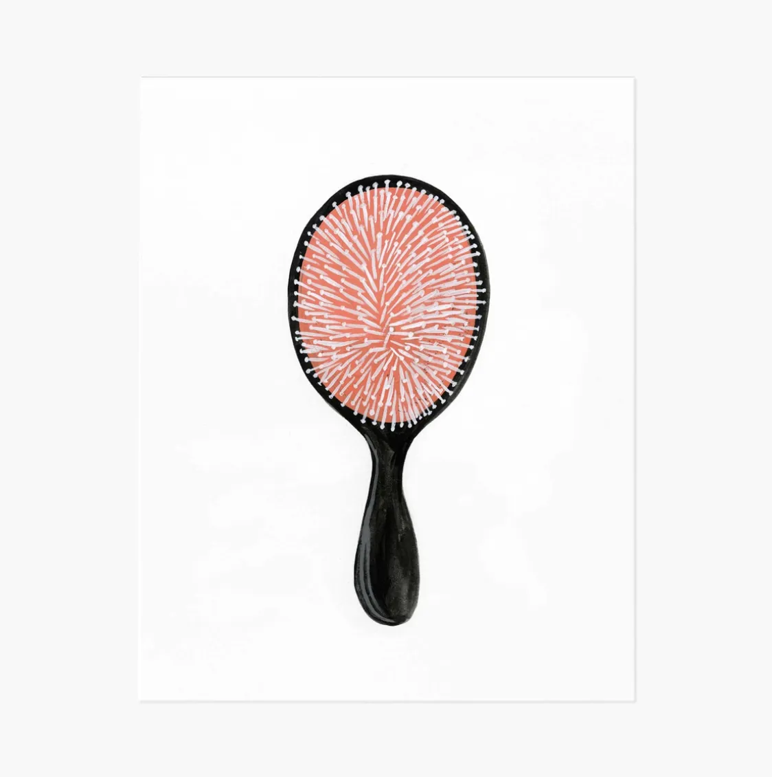 Hairbrush Art Print