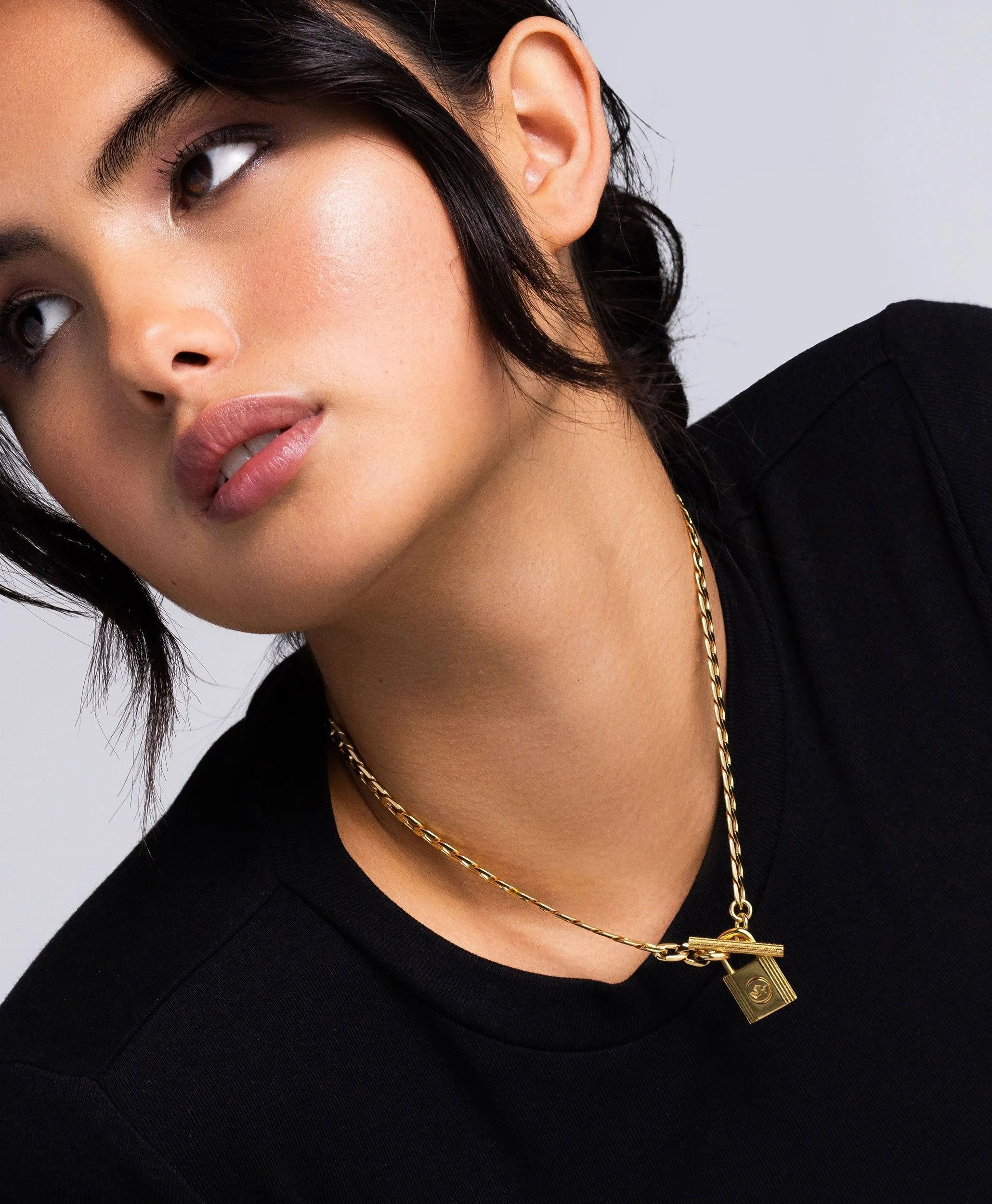 Harpa Necklace 18ct Gold Plated