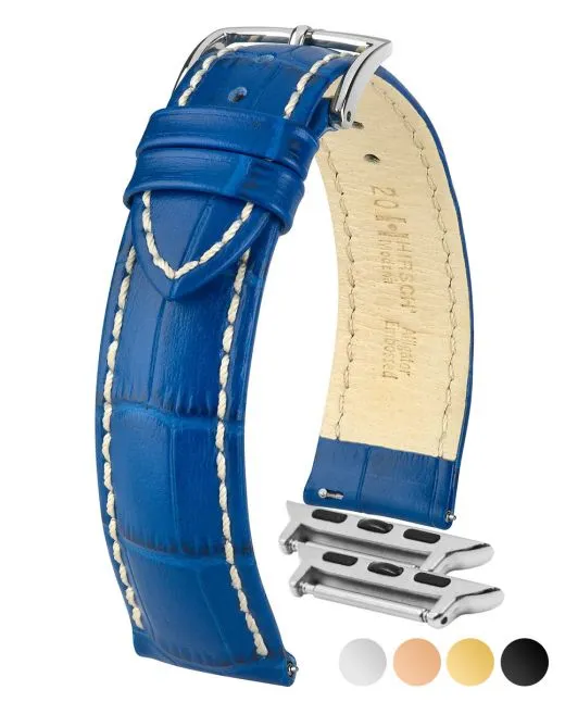 HIRSCH MODENA Alligator Embossed Calfskin Watch Band  1030 28