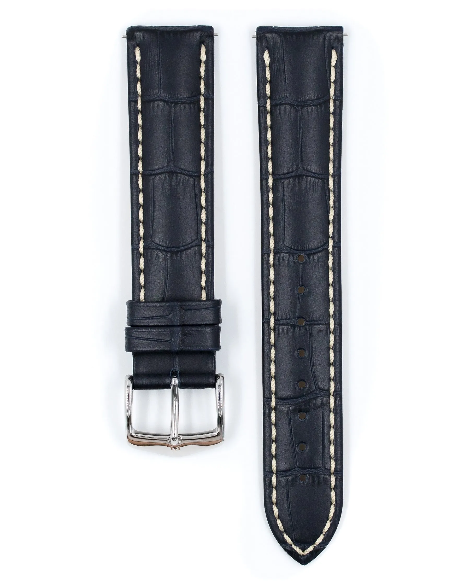 HIRSCH MODENA Alligator Embossed Calfskin Watch Band  1030 28