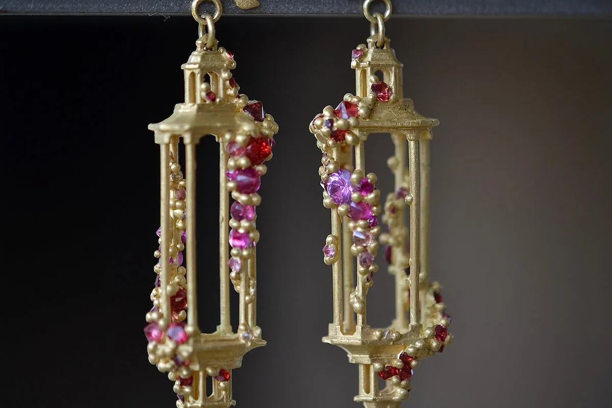 Jade Terrace Pagoda Earrings