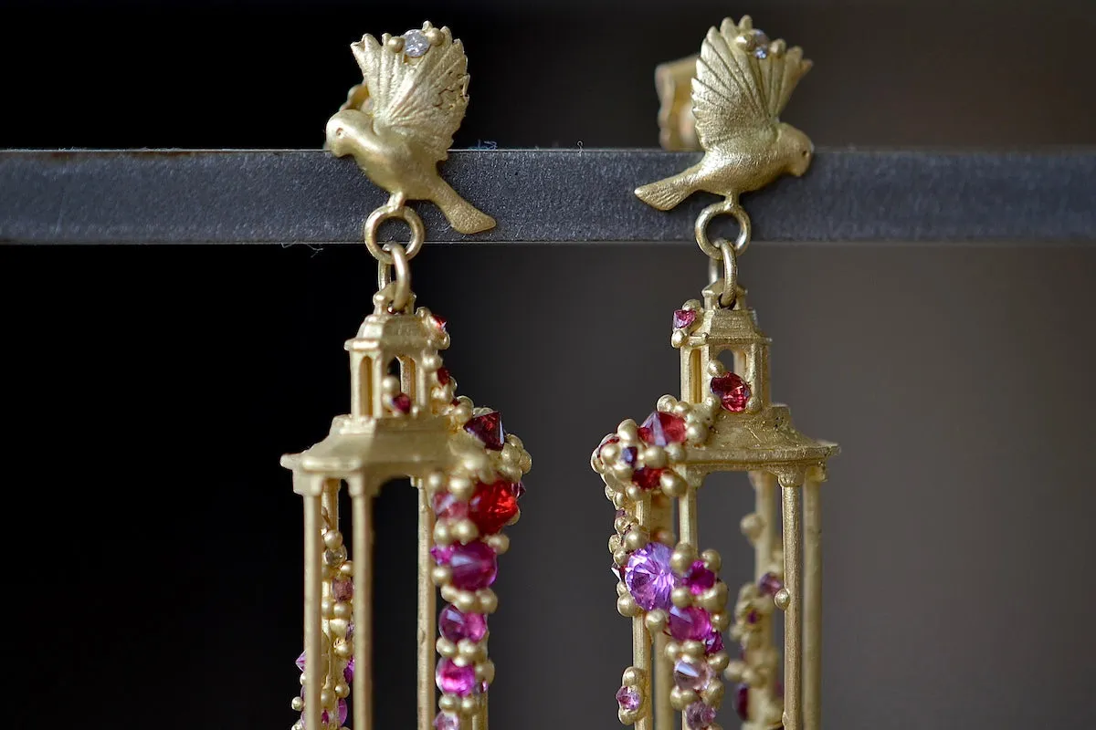 Jade Terrace Pagoda Earrings