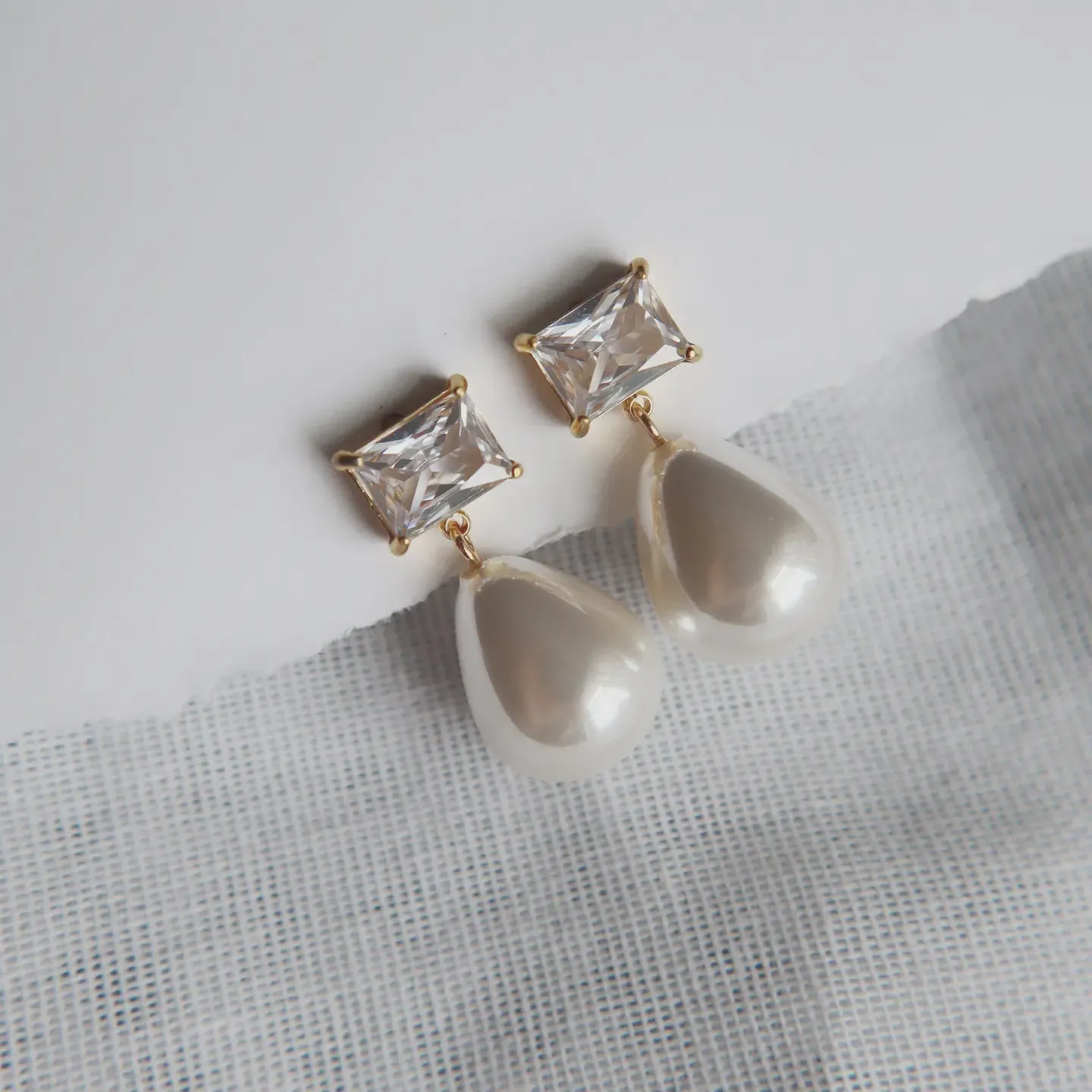 June Earrings- Gold Plated