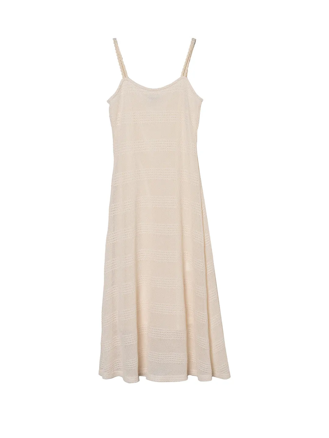 Kinley Lace Knit A-Line Slip Dress