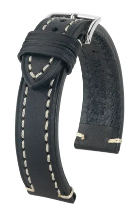 Long HIRSCH LIBERTY Saddle Leather Watch Band  1092 02