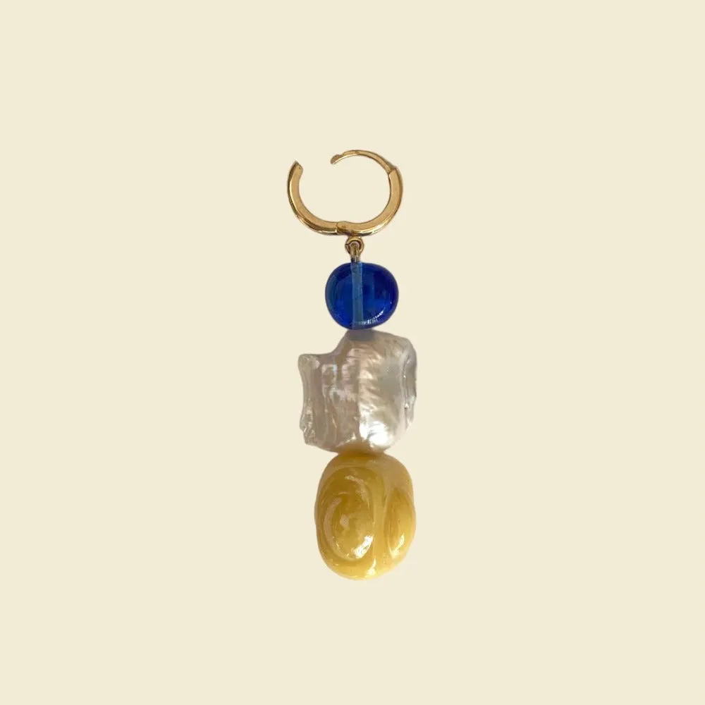 Martini 14k Gold Gemstone Earrings