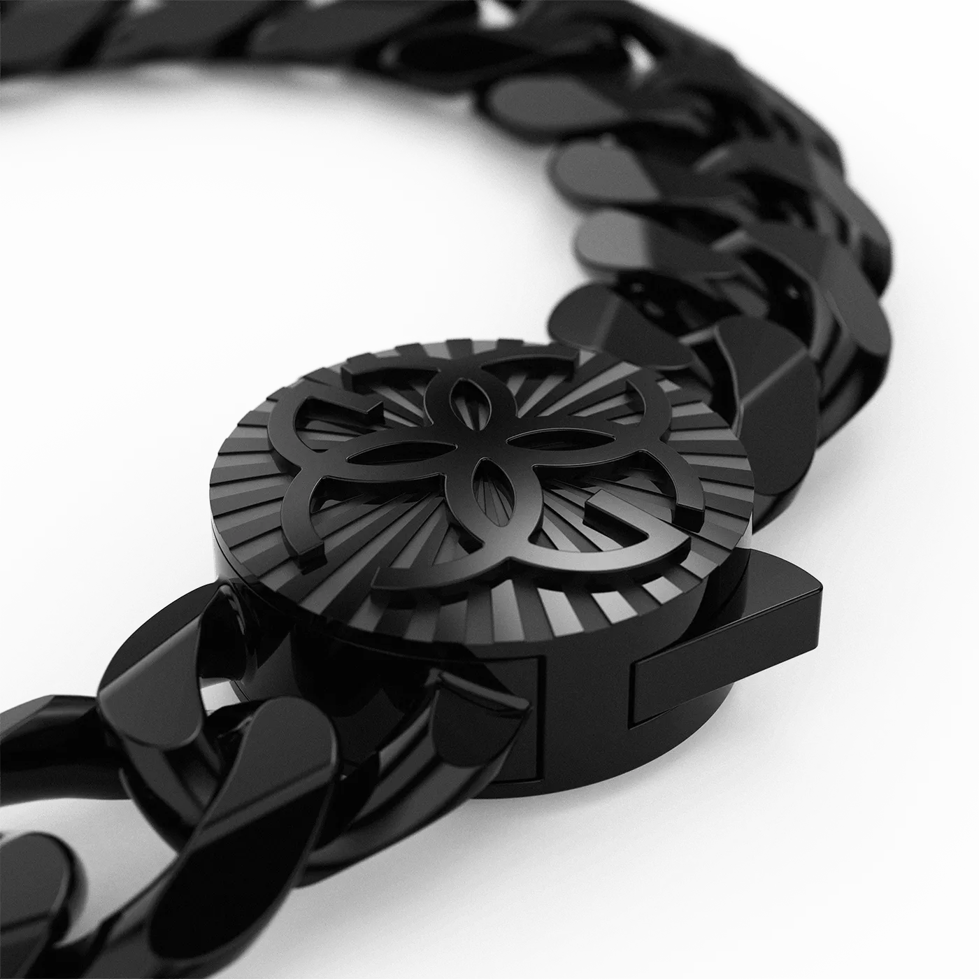 Necklace - Cuban 13 MM - Black