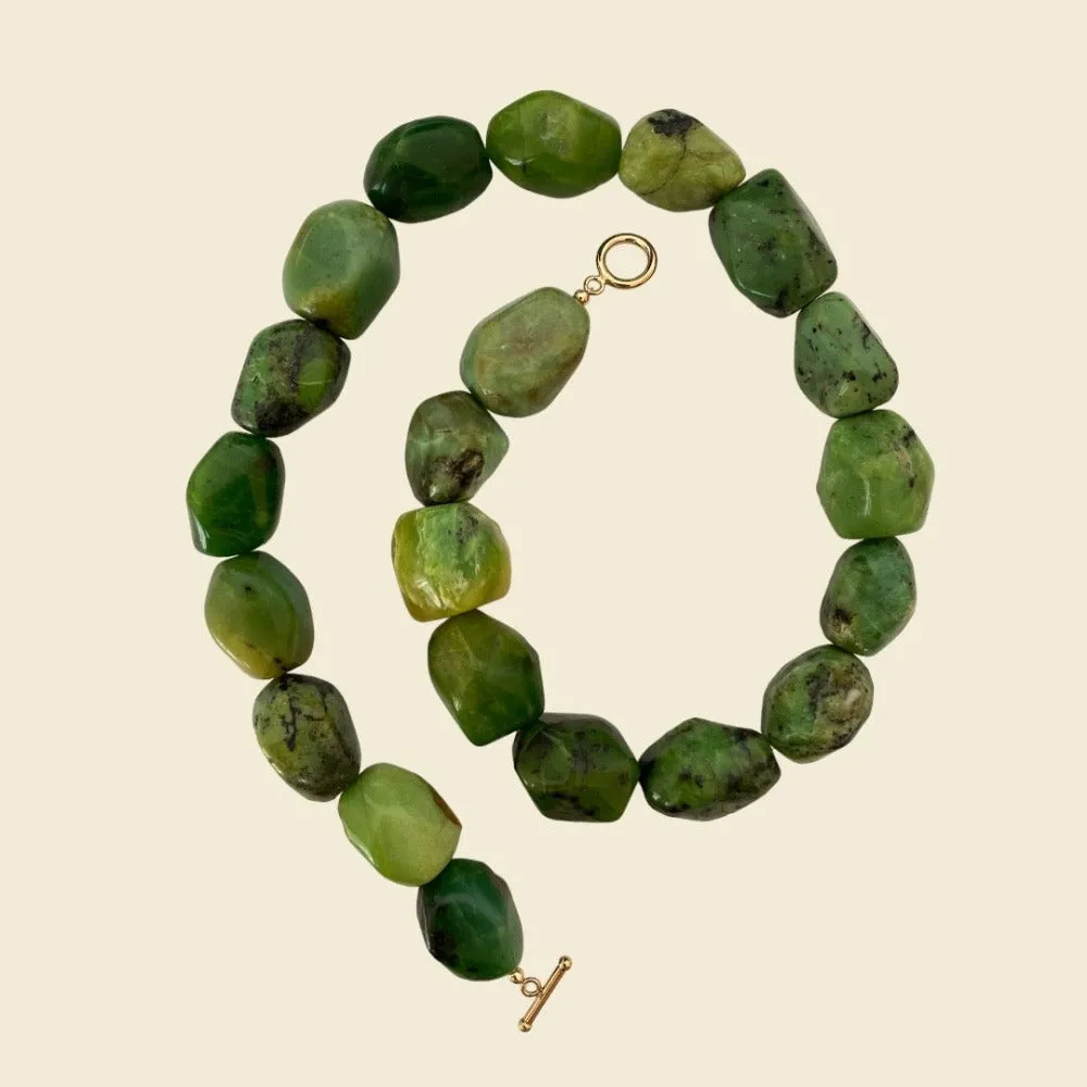 Olive Jade Necklace