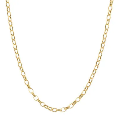 Oval Link Rolo Chain