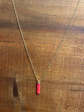 Pink Bar Necklace