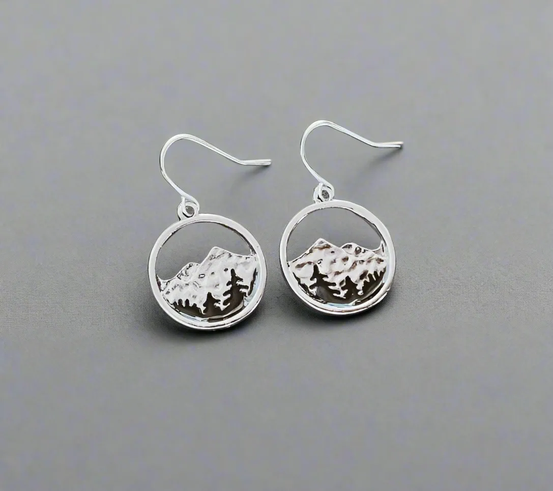 Round Mountain Range Earrings