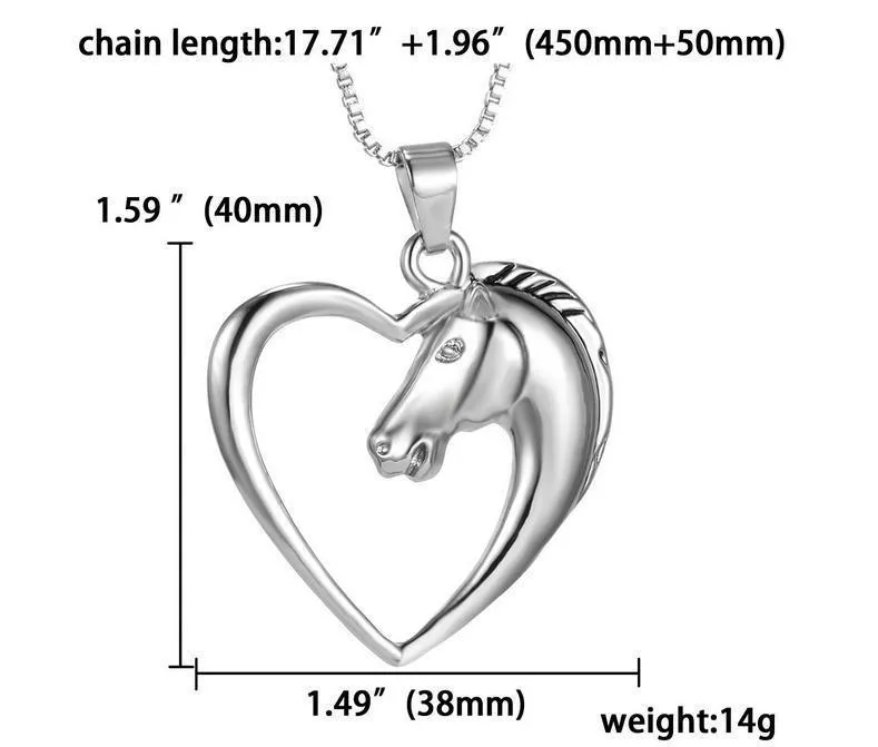 Stallion Heart Necklace