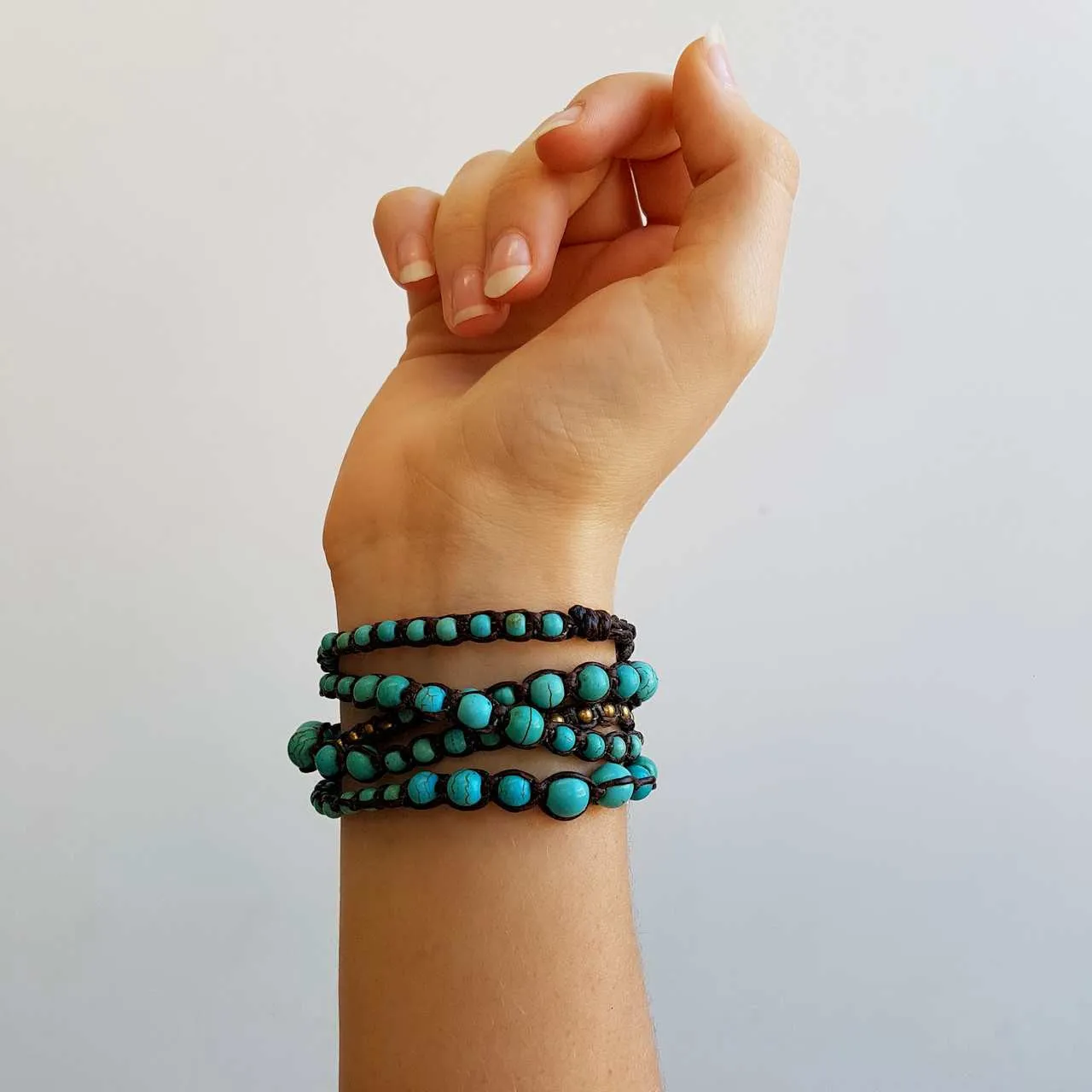 Stone Wrap Bracelet (Necklace)