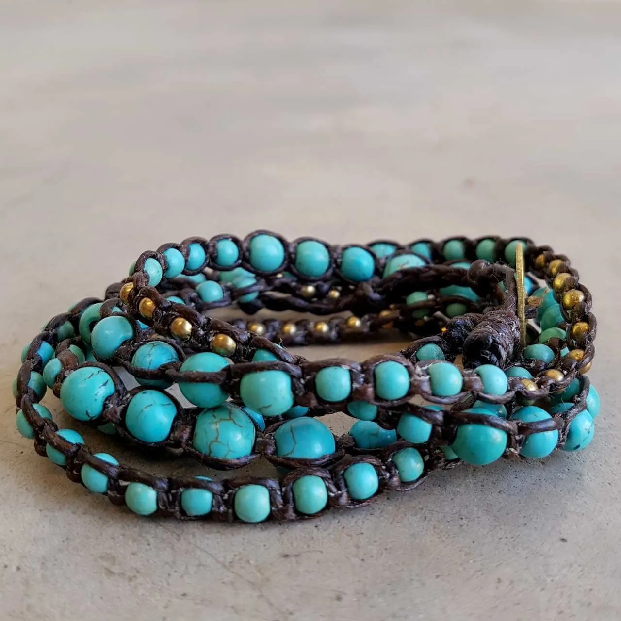 Stone Wrap Bracelet (Necklace)