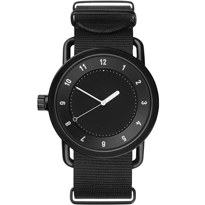 TID No.1 Black Dial / Black Leather Strap / Black Buckle