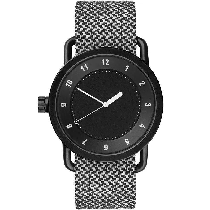 TID No.1 Black Dial / Black Leather Strap / Black Buckle