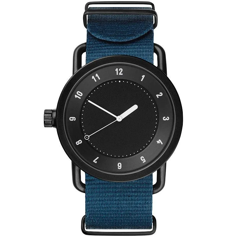 TID No.1 Black Dial / Black Leather Strap / Black Buckle