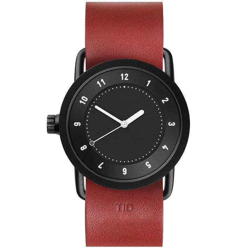 TID No.1 Black Dial / Black Leather Strap / Black Buckle