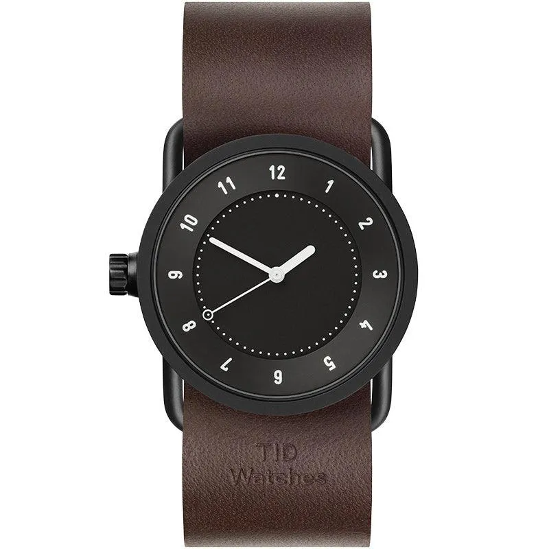 TID No.1 Black Dial / Black Leather Strap / Black Buckle