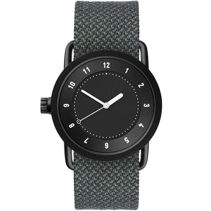 TID No.1 Black Dial / Black Leather Strap / Black Buckle