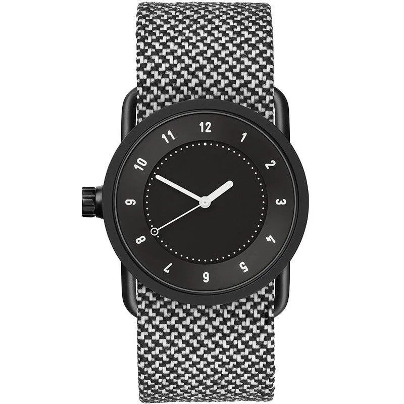 TID No.1 Black Dial / Black Leather Strap / Black Buckle