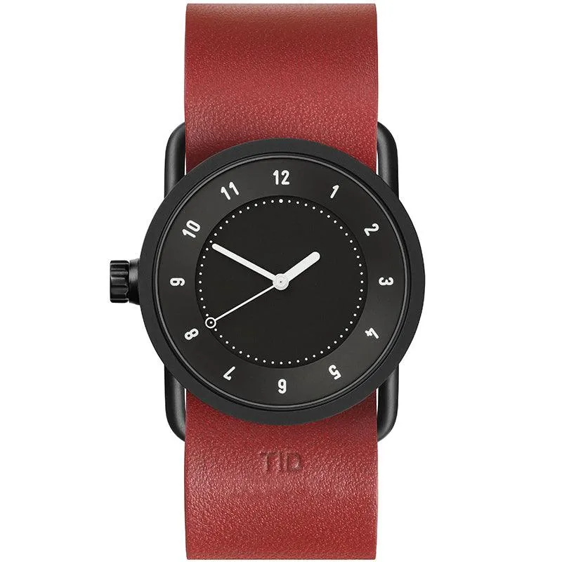 TID No.1 Black Dial / Black Leather Strap / Black Buckle