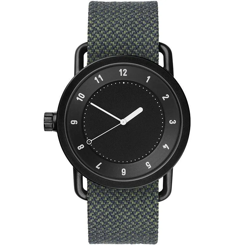 TID No.1 Black Dial / Black Leather Strap / Black Buckle