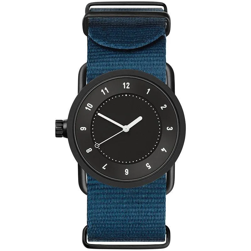 TID No.1 Black Dial / Black Leather Strap / Black Buckle