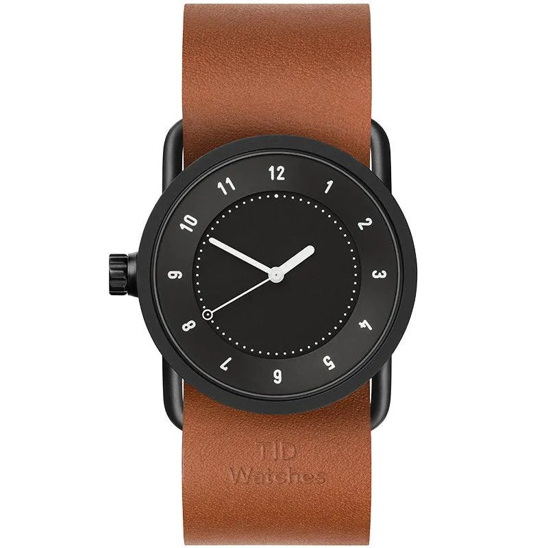 TID No.1 Black Dial / Black Leather Strap / Black Buckle