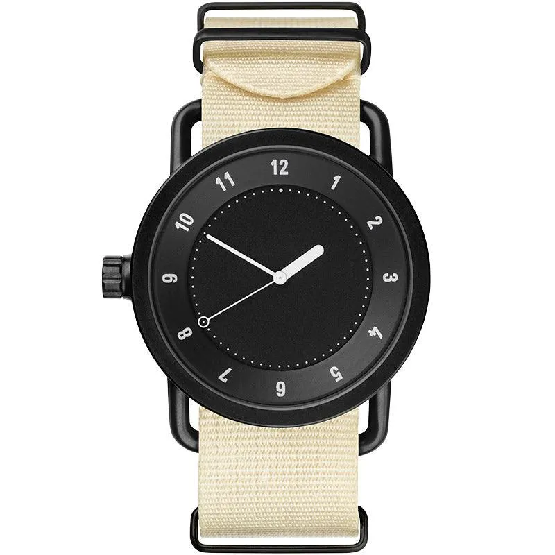 TID No.1 Black Dial / Black Leather Strap / Black Buckle