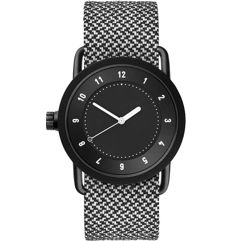 TID No.1 Black Dial / Black Leather Strap / Black Buckle