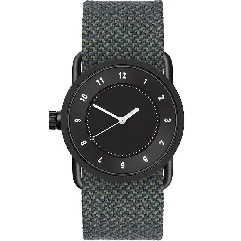 TID No.1 Black Dial / Black Leather Strap / Black Buckle