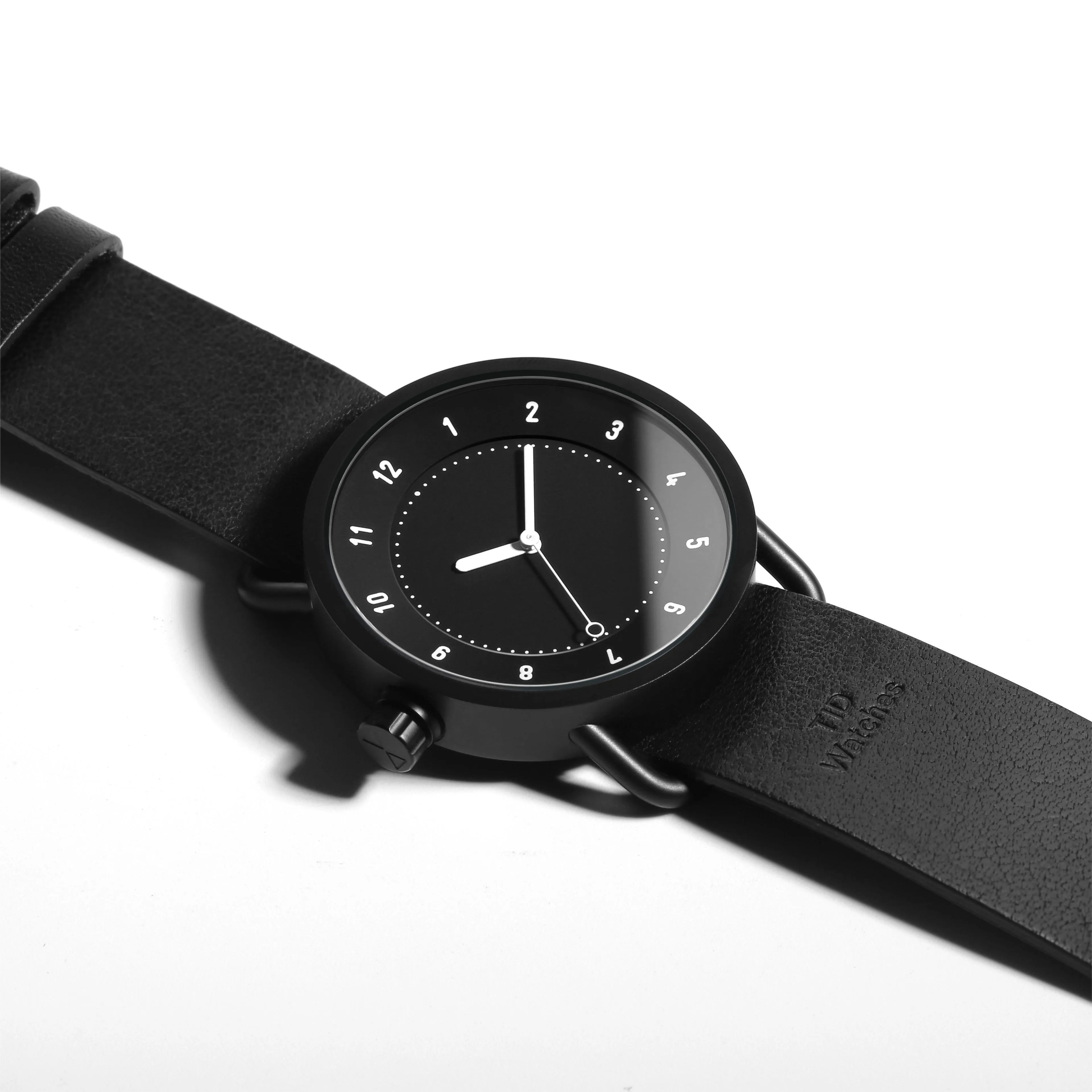 TID No.1 Black Dial / Black Leather Strap / Black Buckle