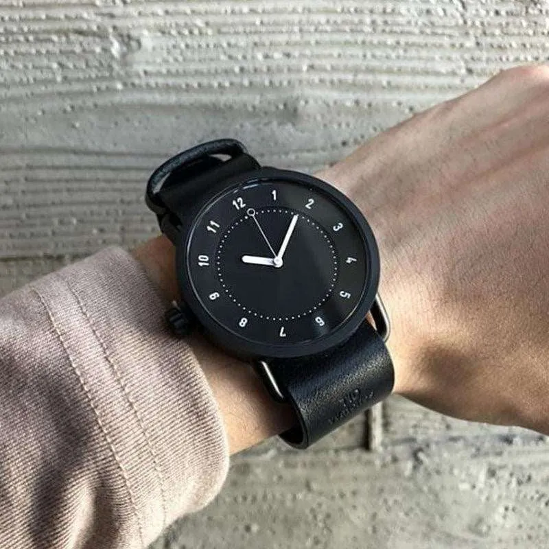 TID No.1 Black Dial / Black Leather Strap / Black Buckle